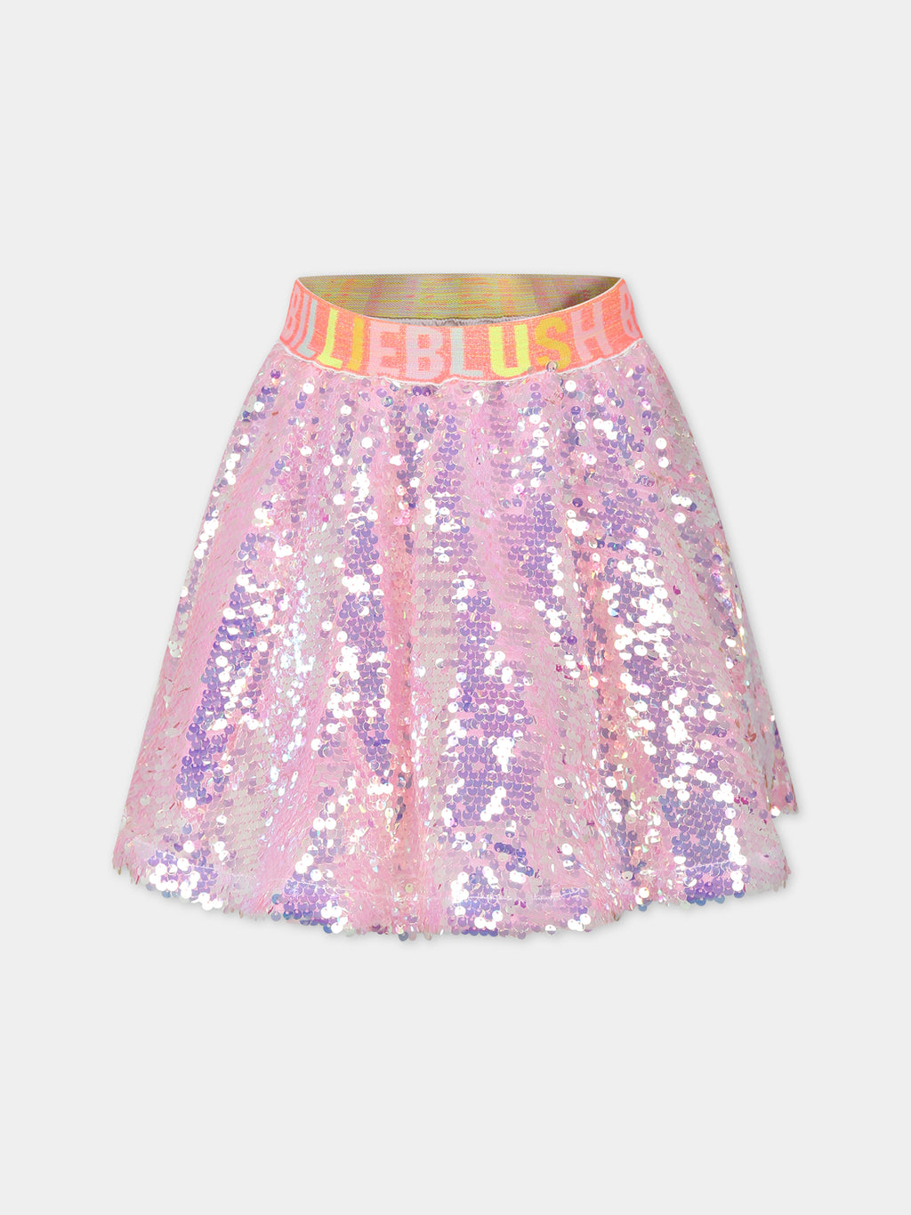 Jupe multicolore pour fille à paillettes